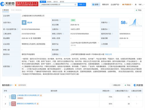 恒星引力等在上海成立新公司 布局人工智能基础软件开发